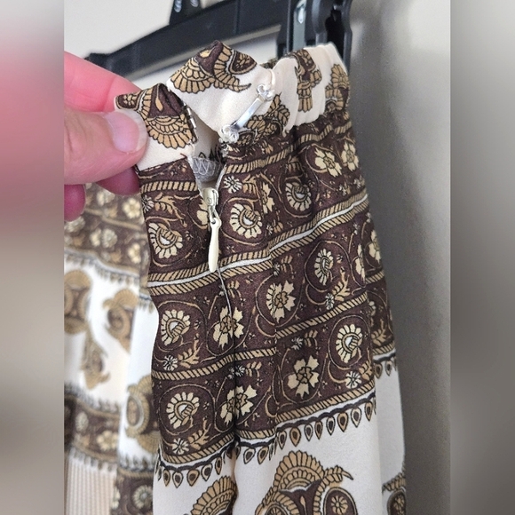 Vintage Unbranded Boho Paisley Print Festival Midi Maxi Skirt, Size 18 - Picture 3 of 5